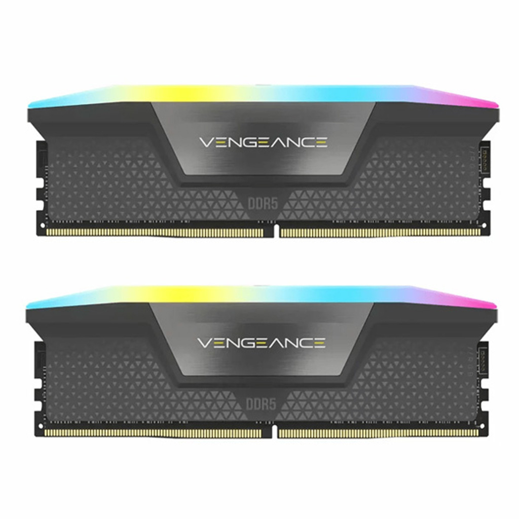 رم DDR5 دسکتاپ 48 گیگابایت 8000Mhz CL38 کورسیر مدل VENGANCE RGB CUDIMM دو کاناله